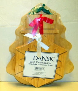Juego de 3 tablas de Navidad Dansk - selladas de fábrica - NUEVAS - Imagen 1 de 1