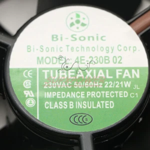 1p All-metal high-temperature fan Bi-Sonic 4E-230B 02 230VAC 22/21W 120*120*38mm - Picture 1 of 5