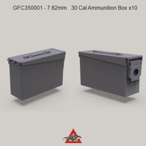 Cajas de municiones modernas australianas de 7,62 mm/.30 Cal 1/35 (10 piezas) - Imagen 1 de 1