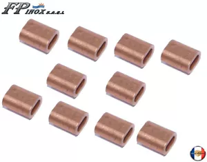 Manchon Cuivre Pour Cable 2mm ( Lot de 10 ) - Photo 1/1