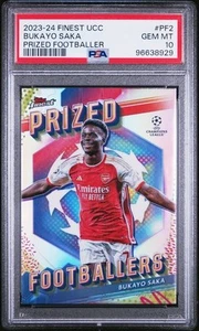 PSA 10 - Bukayo Saka 2023-24 PF2 Topps Prized Footballer - Football - Picture 1 of 5