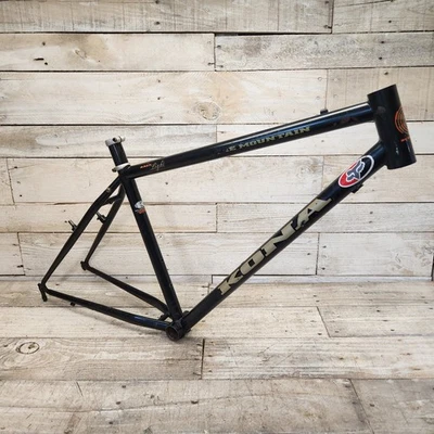 1994 Kona Fire Mountain 18" Race Light Butted Kona Chromoly Dark Green - Image 1 of 4