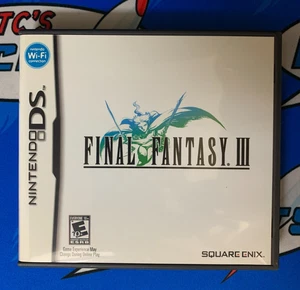 Final Fantasy III 3 - Nintendo DS - CASE & INSERTS ONLY (NO GAME) - Picture 1 of 5