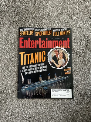 1997 November 7 Entertainment Weekly Magazine The Titanic Tragic End (MH432) - Image 1 of 3