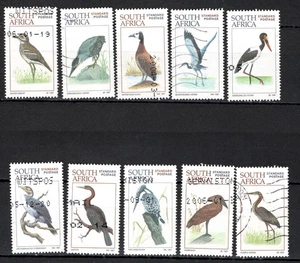 STAMPS SOUTH AFRICA- Waterbirds, World Environment Day, set of 10, 1997-# - Picture 1 of 1