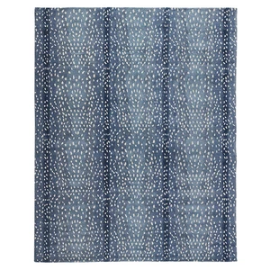 New Antelope Blue rug Animal rug 5X8 8X10 9X12 hand made wool area rug carpet - Picture 1 of 6