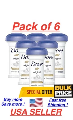 Dove оригинальный дезодорант роллер с увлажняющим кремом 50 мл (упаковка из 6) - Изображение 1 из 4