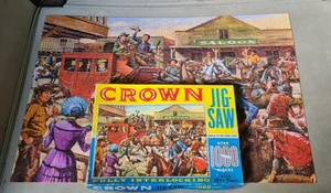 Crown Arrival of the Stage Coach jigsaw puzzle. 1000 pieces +. Complete. - Picture 1 of 11