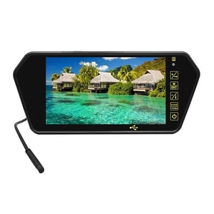 Car Multimedia Display 7 Inch Screen Full HD Mirror Monitor with USB FM Player - Picture 1 of 10