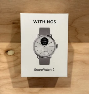 BRAND NEW Withings ScanWatch 2 - 38mm White/Gray Sealed 70828232 - Picture 1 of 6