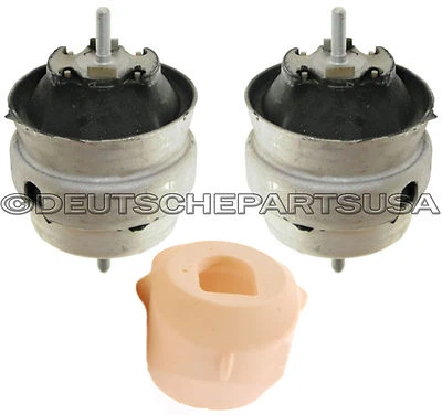 AUDI A4 AUTO 1.8 1.8T Montajes de Montaje Motor Izquierdo + Derecho + Desagüe Delantero SET 3 Foto 1 de 3