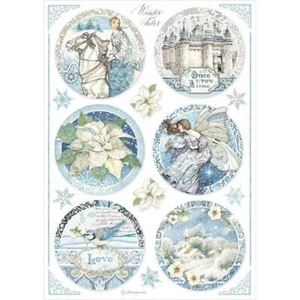Stamperia - A4 Decoupage Rice Paper - Round Castle - Picture 1 of 1