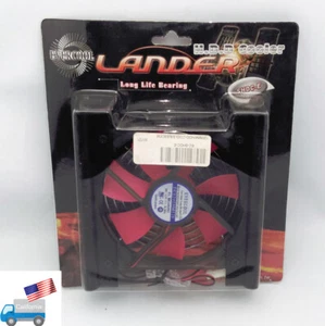NEW Evercool Lander SHDC-E Large 120mm Red Cooling Fan PC Hard Drive HDD Cooler - Picture 1 of 12