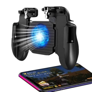 Mobile Phone Gaming Controller Joystick Trigger with Cooling Fan for PUBG - Picture 1 of 7