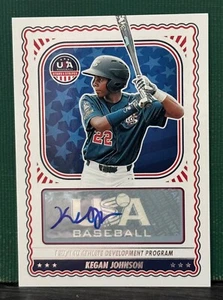 2024 Panini USA Stars & Stripes #NTS-KJ Kegan Johnson Autograph - Picture 1 of 2