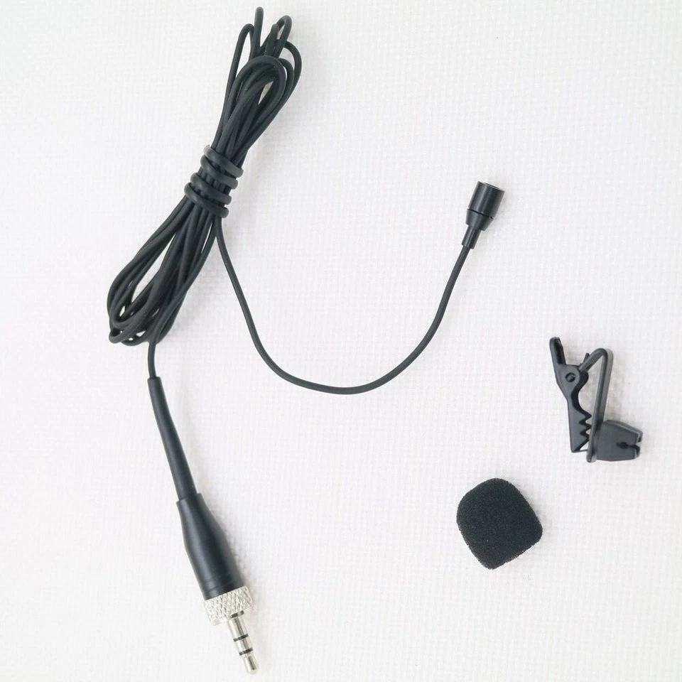 Black Wireless Lavalier Microphone for Sennheiser G1 G2 G3 G4 XS AVX System - Image 1 of 4