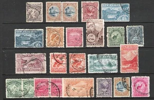 NEW ZEALAND 1898-1900 PICTORIALS SIMPLIFIED USED SETS (JF-F) (REF:H928) - Picture 1 of 1