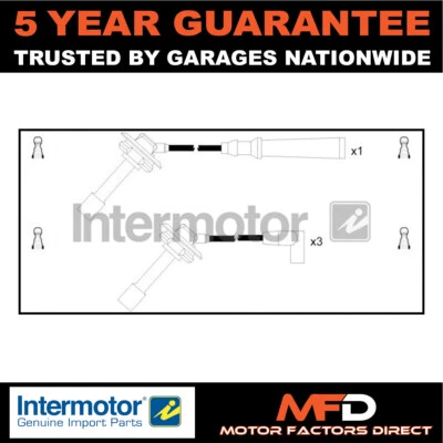 Intermotor HT Ignition Leads Fits Subaru Forester Impreza 2.0 76274MF - Image 1 of 2