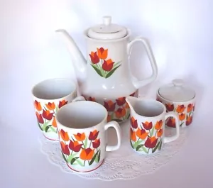 Vintage. PETITE WALES 7 STK. TEESERVICE: MADE IN JAPAN - Bild 1 von 4