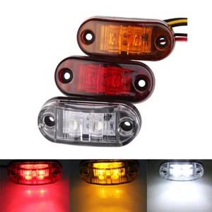 12V/24V LED Seitenmarkierungsleuchte Begrenzungsleuchten Gelb Anhänger LKW - Bild 1 von 15