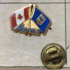 Canada & Alberta Flags Souvenir Pin AB#26