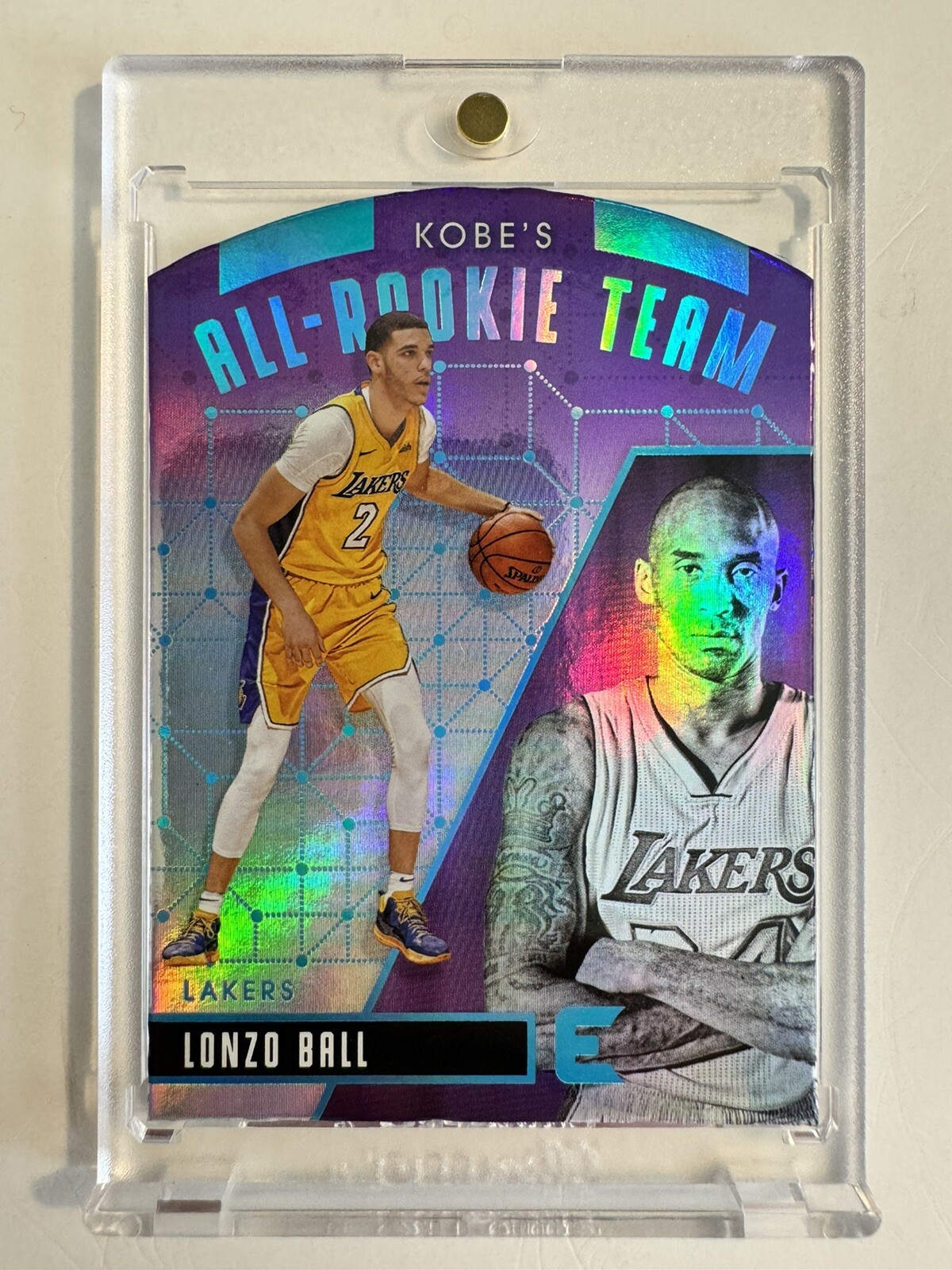 2017-18 Essentials Kobe's All-Rookie Team Lonzo Ball Rookie KRT-2 Die Cut SP
