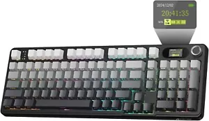 ATTACK SHARK X98 RGB Wireless Mechanical Gaming Keyboard,LED Smart Display&Knob - Picture 1 of 37