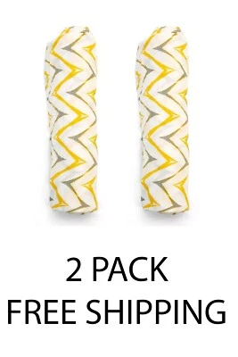 Mantas para bebé envoltura muselina cabeza de flecha dorada algodón orgánico bambú paquete de 2 Foto 1 de 4