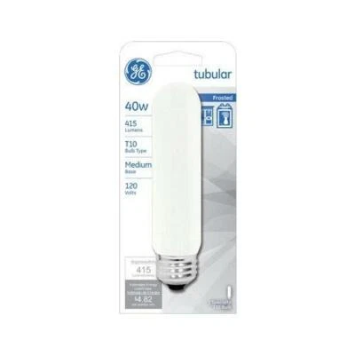GE Lamps 45145 40-Watt Tubular, Soft White, T10 1CD Light Bulb - Image 1 of 2