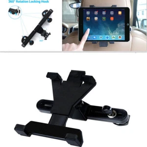 360 Degree Tablet Car Holder 7"-10" Universal Car Back Seat Headrest Mount Stand - Picture 1 of 9