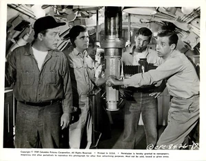 1959 Vintage Foto "Schlacht im Korallenmeer" Filmszene Promo Still U-Boot  - Bild 1 von 3