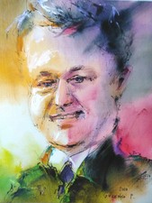 Petr Poroshenko. Picture. Oil paint. Canvas. 50 * 50cm. Modern Art. 2019