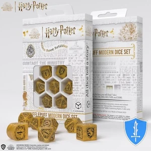 Harry Potter - Juego de Dados Amarillos Modernos Hufflepuff (7) Q-Workshop D&D RPG - Imagen 1 de 2