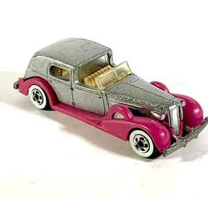 Hot Wheels '35 Classic Caddy: Silver metalflake w/magenta fenders Vtg 1982 - Picture 1 of 5
