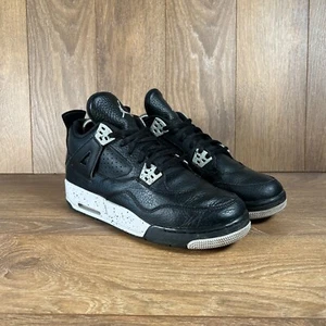 Nike Air Jordan 4 Retro BG "Oreo" (408452 003) scarpe da ginnastica sneaker UK 6 EU 39 - Foto 1 di 8
