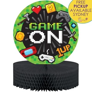 GAMING PARTY SUPPLIES CENTREPIECE VIDEO GAMER BIRTHDAY TABLE DECORATIONS - Picture 1 of 1