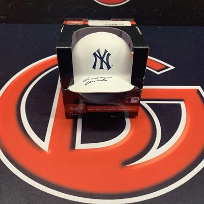 Gio Urshela Signed New York Yankees Mini Helmet White Autographed Fanatics MLB - Image 1 of 4
