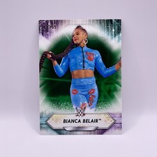 2021 Topps WWE Superstar  Bianca Belair Green parallel  /99