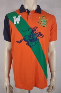 Winchester Polo Hombre Azul Naranja Verde Bordado Manga Corta XL - Imagen 1 de 11