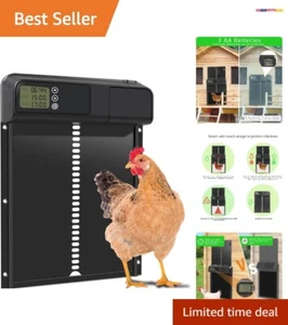 Automatic Chicken Coop Door with Timer - Safe, Waterproof Aluminum Design - Picture 1 of 8