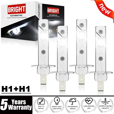 H1 H1 Combo LED Headlight High Low Beam Kit For Jaguar X-Type 2001-2007 2008 - Image 1 of 4