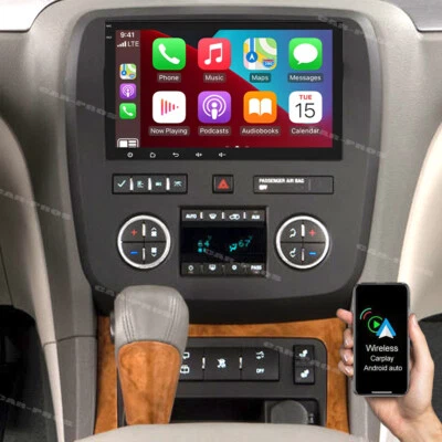 Radio estéreo para automóvil Android 13 Carplay GPS navegación WIFI para Buick Enclave 2008-2012 Foto 1 de 4