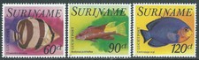 1977 SURINAME POSTA AEREA PESCI TROPICALI MNH ** - RB1-4