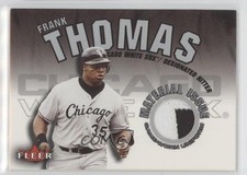 2001 Fleer Genuine Material Issue Frank Thomas HOF