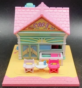 Vintage , Polly Pocket , Cafe , With 2 Figures , Bluebird - Bild 1 von 8