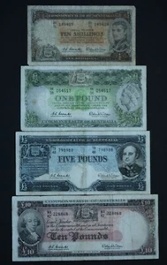 10 Shilling, Pound, 5 Pound & 10 Pound Coombs/Wilson Average - Picture 1 of 2