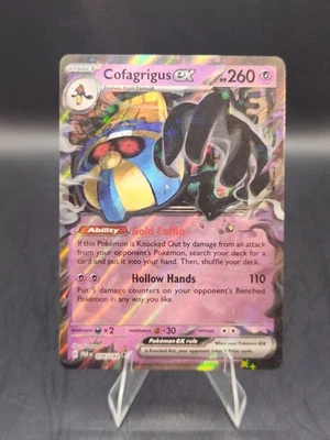 Cofagrigus ex 076/182 SV04: Paradox Rift Holo - Image 1 of 2