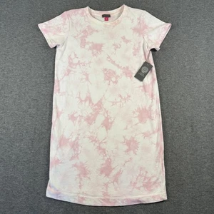 Vince Camuto Dress Womens Extra Small Pink White Tie Dye Dusty Blossom Casual XS - Picture 1 of 9