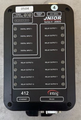 Controlador de E/S Ethernet Integra A00-00137-R03 JNIOR Modelo 412 - Imagen 1 de 2