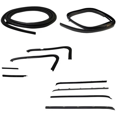 Kit de vedação de porta Weatherstrip compatível com 73-80 Chevrolet 73-80 GMC - Imagem 1 de 4